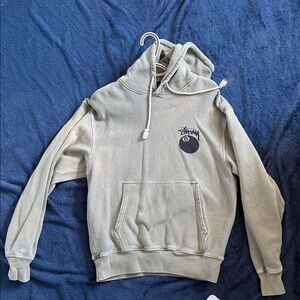 HOODIE Stussy green 8ball